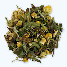 Load image into Gallery viewer, Organic herbal tea blend, Mind and body teas, All-natural blended tea, custom-blended tea, fine tea blends, premium tea blends, tea for tummy, Tummy Tea, tea for digestion, tea for irritable bowel syndrome, tea for gut