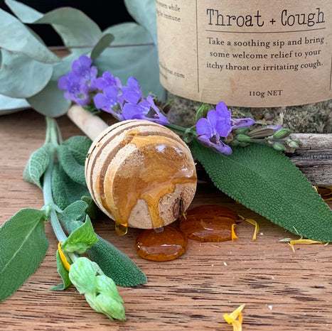 How to soothe a sore throat or dry, irritating cough, naturally.