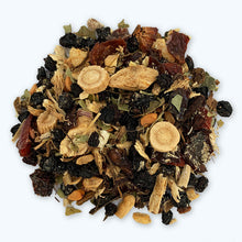 Load image into Gallery viewer, Organic herbal tea blend, Mind and body teas, All-natural blended tea, custom-blended tea, fine tea blends, premium tea blends, Cold and Flu Armour, tea for winter, tea for wellbeing, tea for colds
