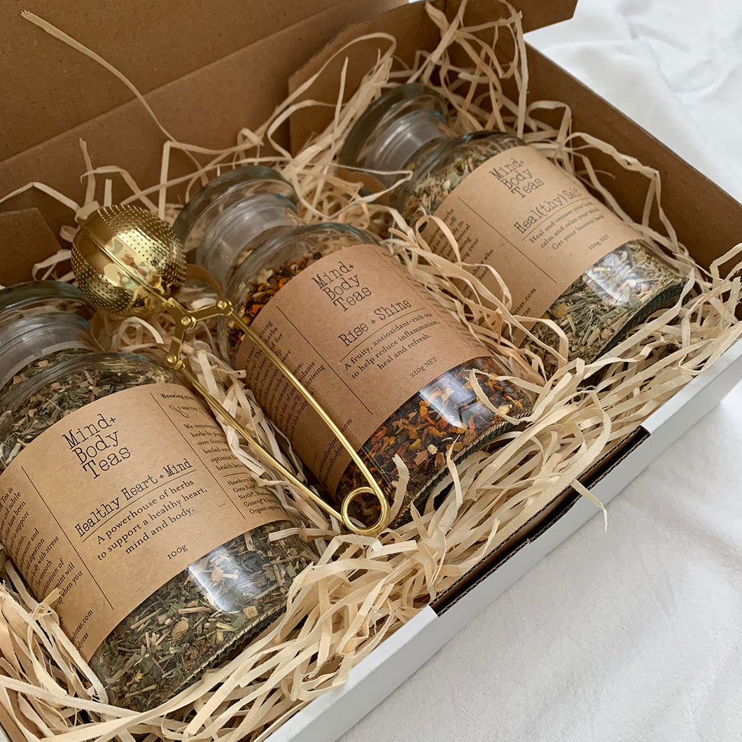 Longevity Gift Pack (FREE tea infuser with large pack) - Mind + Body Teas