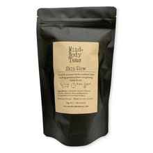 Load image into Gallery viewer, Organic herbal tea blend, Mind and body teas, All-natural blended tea, custom-blended tea, fine tea blends, premium tea blends, Skin Glow Tea, Skin Glow herbal blend, tea for detox, tea for skin, tea for weight loss, tea for wellbeing
